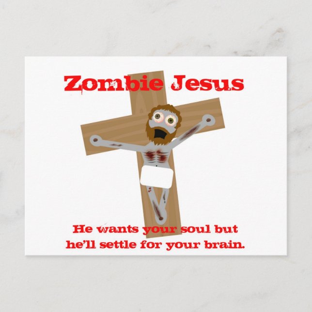 Zombie Jesus Postcard (Front)