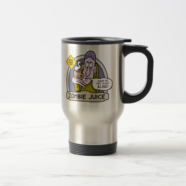 Zombie Juice Stainless Steel Travel/Commuter Mug (Right)
