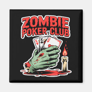 Zombie Ker Club Halloween  Magnet