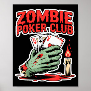 Zombie Ker Club Halloween  Poster