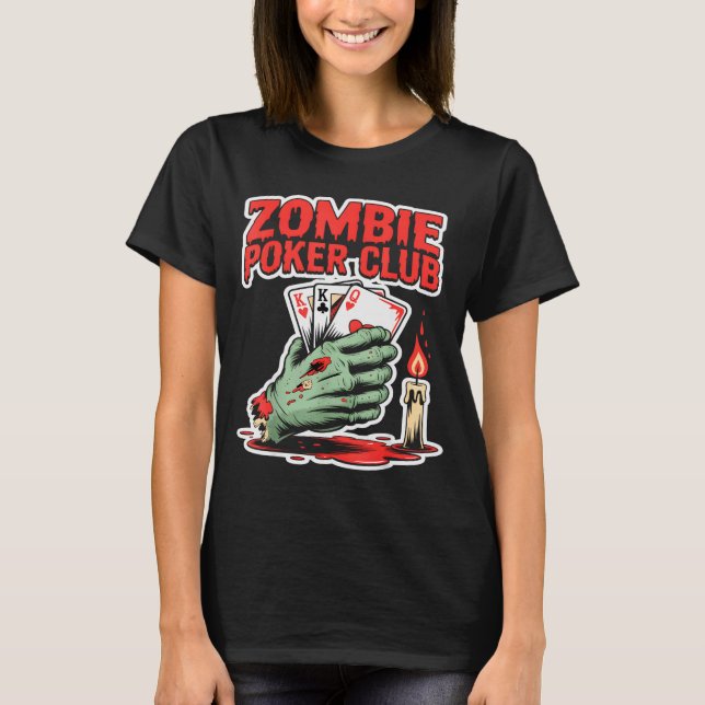 Zombie Ker Club Halloween  T-Shirt (Front)