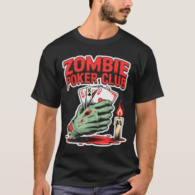 Zombie Ker Club Halloween  T-Shirt (Front)