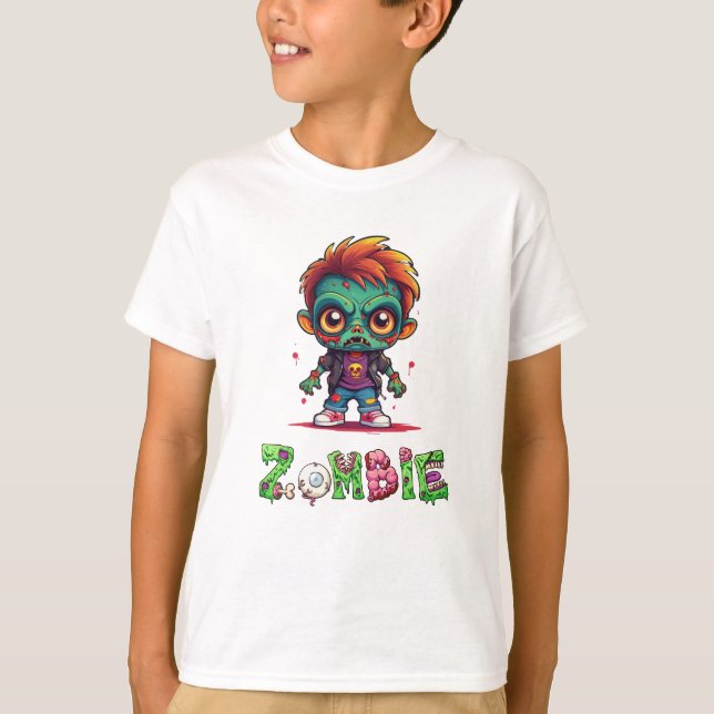 Zombie Kid - Ash T-Shirt (Front)