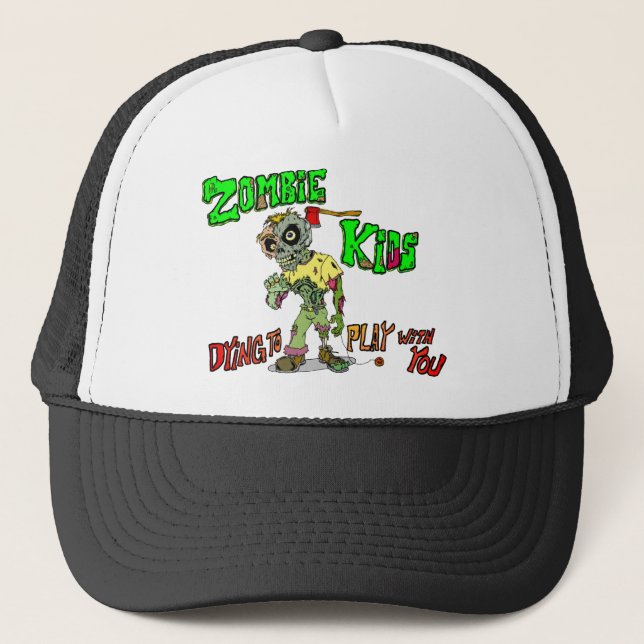 Zombie Kids Trucker Hat (Front)