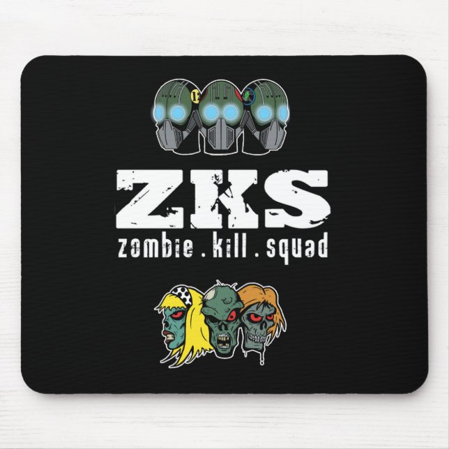 Zombie Kill Squad Mousepad (Front)