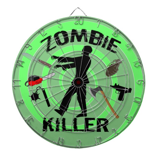 ZOMBIE KILLER DART BOARD (Front)
