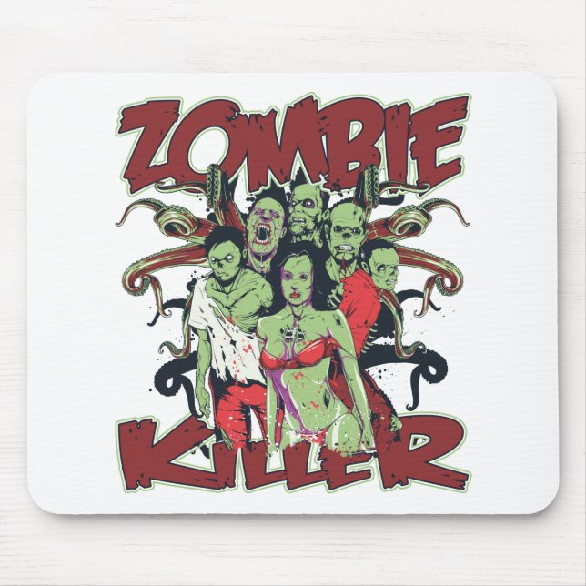 Zombie Killer Mouse Mat (Front)