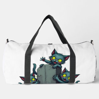 Zombie Kitten Uprising Duffle Bag
