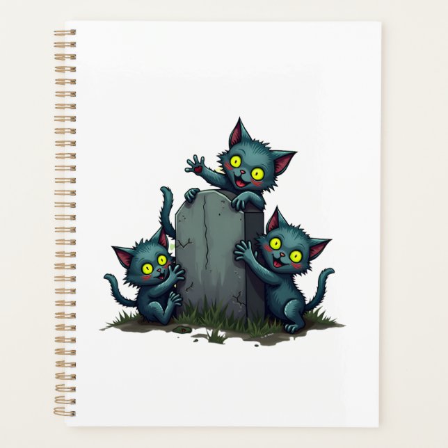 Zombie Kitten Uprising Planner (Front)