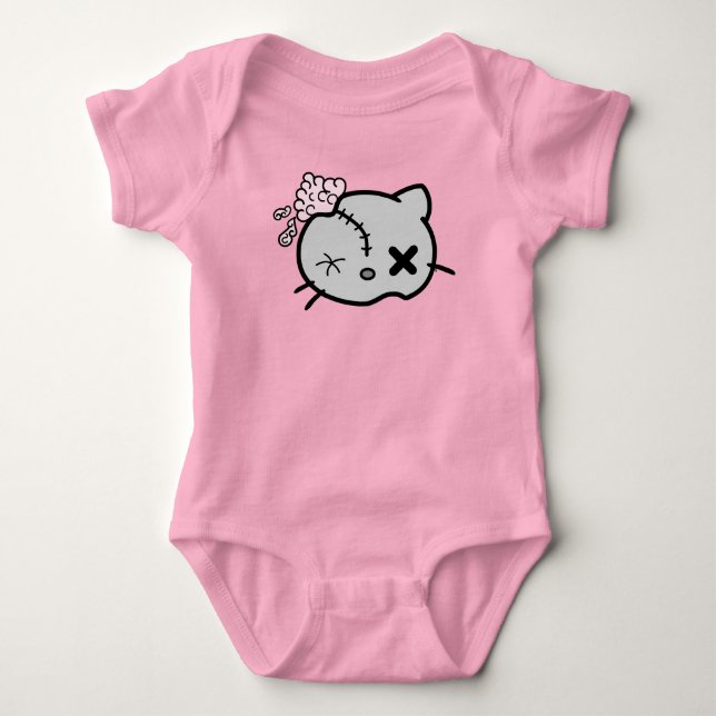 Zombie Kitty Baby Bodysuit (Front)