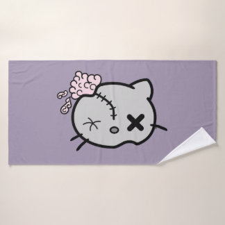 Zombie Kitty Bath Towel