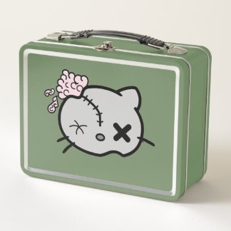 Zombie Kitty Metal Lunch Box