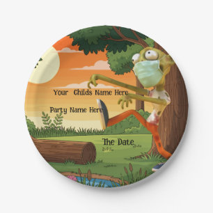 Zombie Land Paper Plate