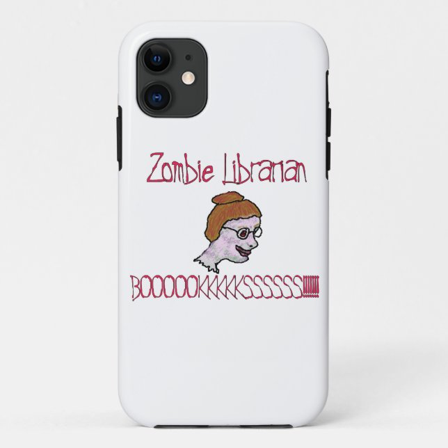Zombie Librarian Case-Mate iPhone Case (Back)