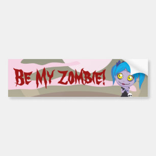 Zombie Love Bumper Sticker