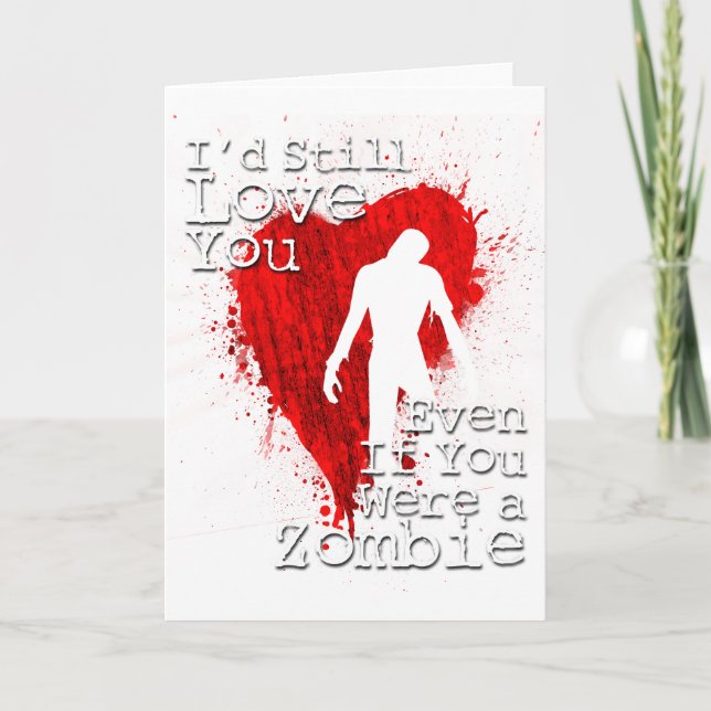 Zombie Love Card (Front)