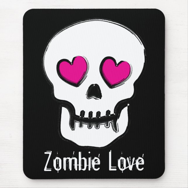 Zombie Love Mouse Mat (Front)