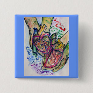 Zombie Love Pendant Custom Pins or Buttons