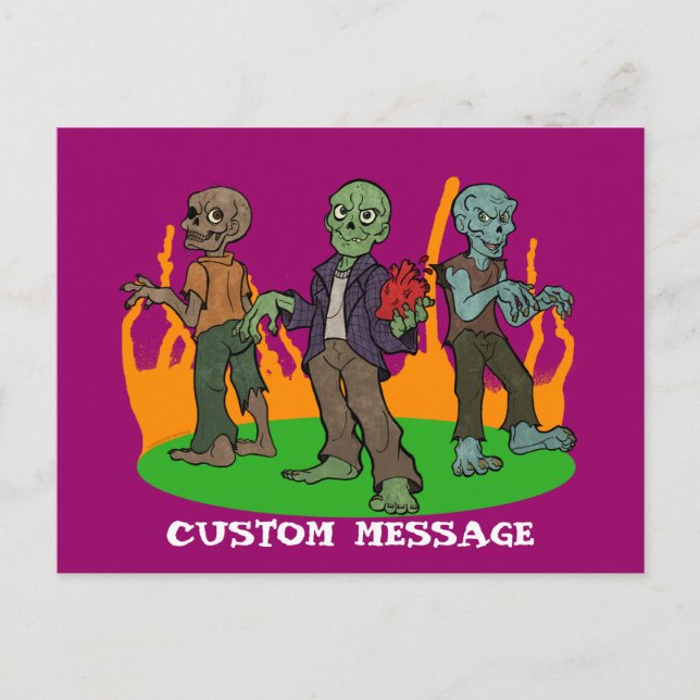 Zombie Love Postcard (Front)