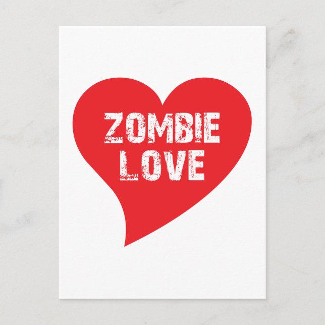 Zombie Love Postcard (Front)
