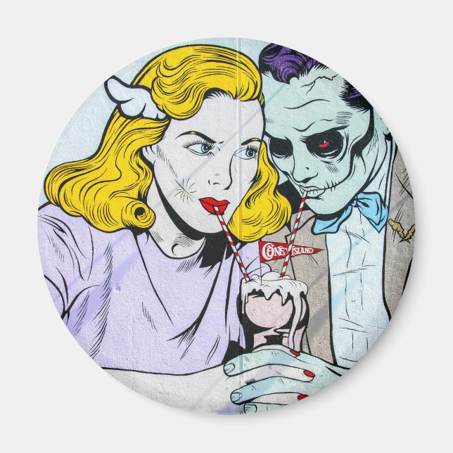 zombie love shake magnet (Front)