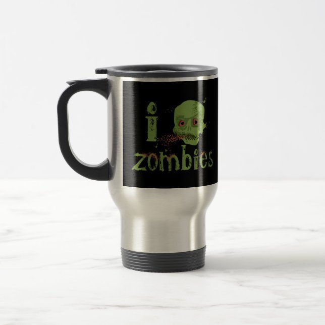Zombie Love Travel Mug (Left)