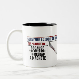 ZOMBIE MACHETE MUG