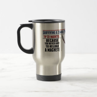 ZOMBIE MACHETE TRAVEL MUG