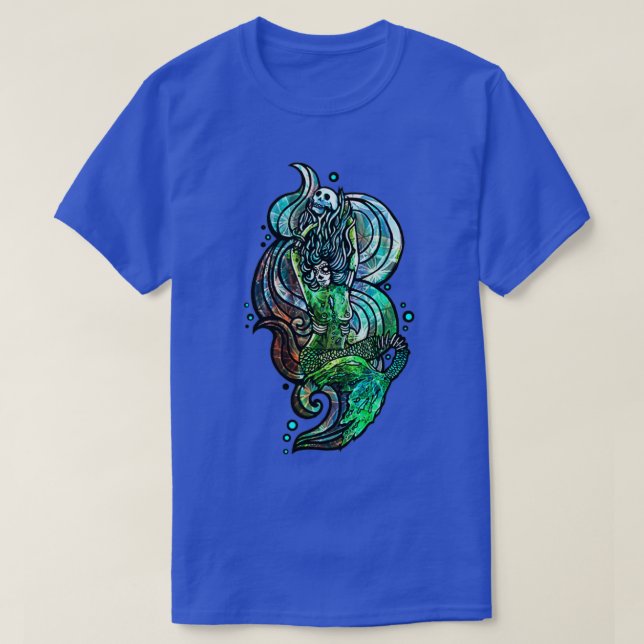 Zombie Mermaid 2 T-Shirt (Design Front)
