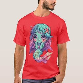 Zombie Mermaid Halloween Costume Spooky Trick Or T T-Shirt