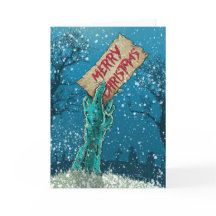 Zombie Merry Christmas Holiday