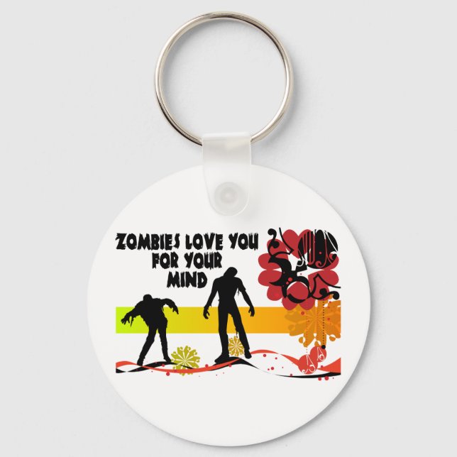 Zombie Mind Key Ring (Front)
