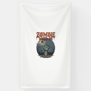 Zombie Mode Halloween Hand Moon Graveyard_1 Banner