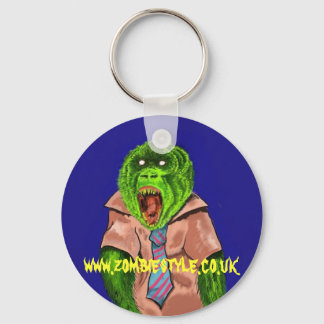 zombie monkey, www.zombiestyle.co.uk key ring