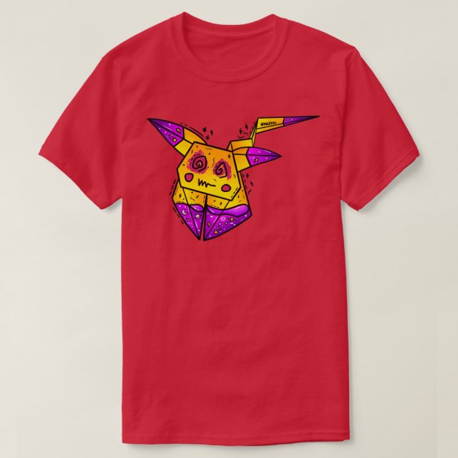 Zombie Monster Origami T-Shirt (Design Front)