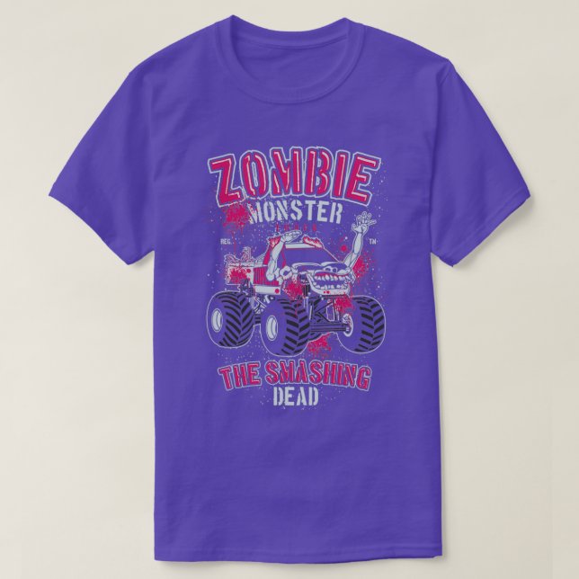 Zombie Monster Truck T-Shirt (Design Front)