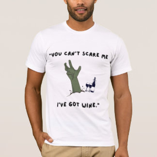 "Zombie Mood: Powered by Wine 🍷🧟" T-Shirt
