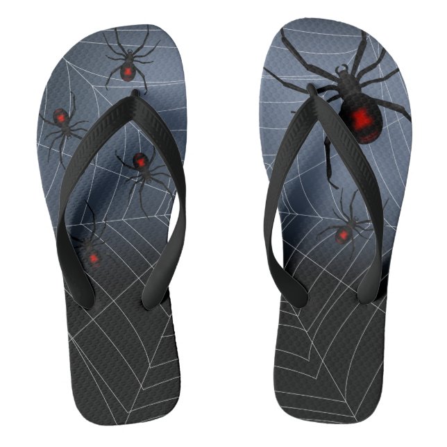 Zombie Moon Flip Flops (Footbed)