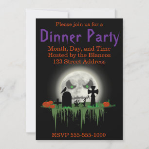 Zombie Moon Invitation