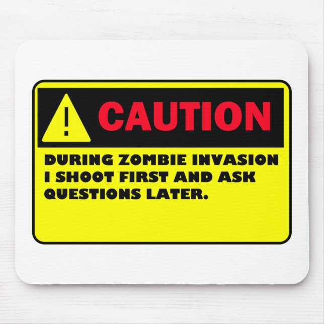ZOMBIE MOUSE MAT (Front)
