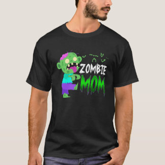 Zombie Mum Cute Halloween Costume For Mother T-Shirt