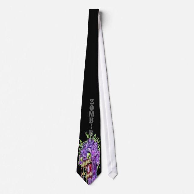 Zombie necktie Kustom Kulture by Scorch (Front)