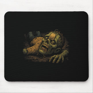 Zombie Npc Teag - Funny Tea G Gamer Meme Halloween Mouse Mat