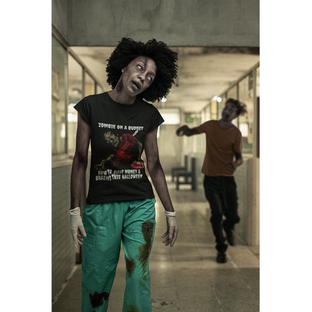 Zombie On A Budget Halloween T-Shirt (Creator Uploaded)