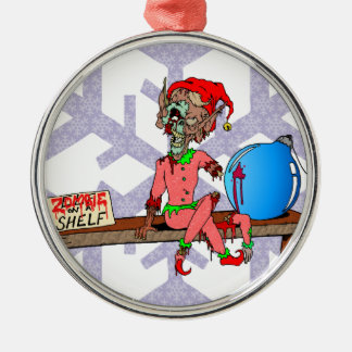 Zombie on a Shelf Metal Tree Decoration