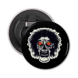 Zombie - Orange Eyes Bottle Opener