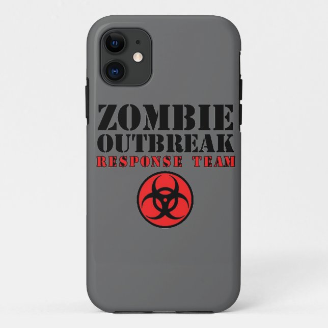 zombie outbreak response team bio hazard walking d Case-Mate iPhone case (Back)