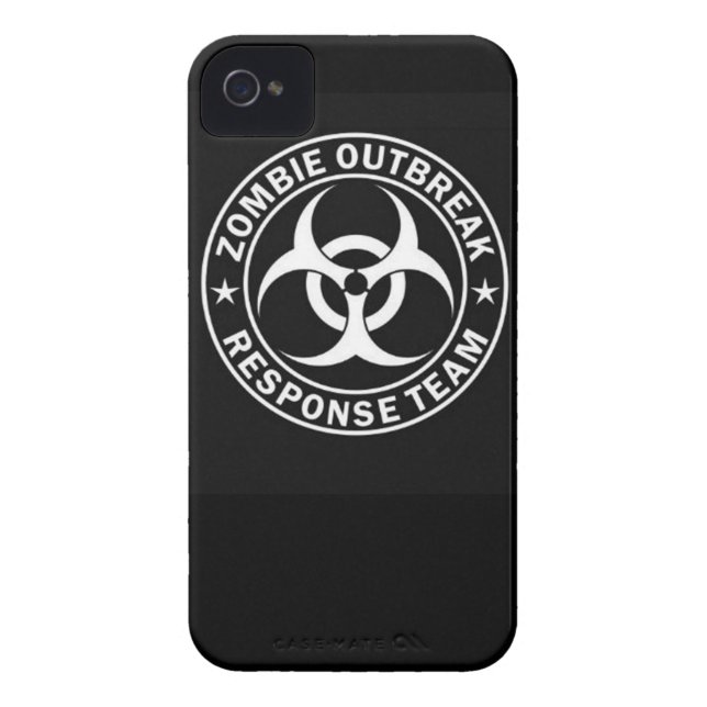 zombie outbreak response team bio hazard walking d Case-Mate iPhone case (Back)
