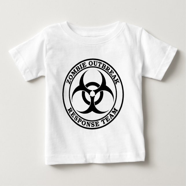 Zombie Outbreak Response Team (Biohazard) Baby T-Shirt (Front)