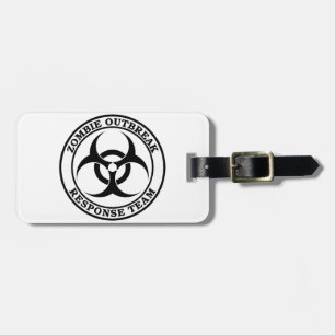 Zombie Outbreak Response Team (Biohazard) Luggage Tag